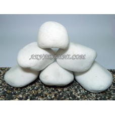 Галька белоснежная (60-100мм) 1 кг