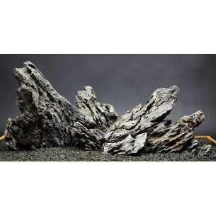 Композиция "Ущелье" из черного кварца