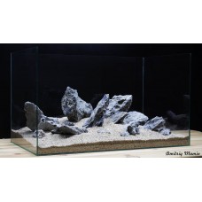 Композиция из Черного кварца K123 для аквариума