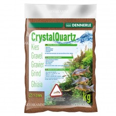Грунт DENNERLE Kristall-Quarz 1-2 мм коричневый, 10 кг.