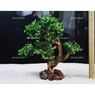 Бонсай для аквариума B29 с искусственными листьями