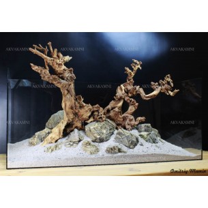 Композиция К147 из камня и коряг Коралловых (от 120л)