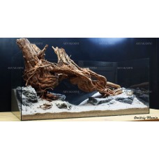 Композиция К162 из камня и коряг Ротанга (от 140л)