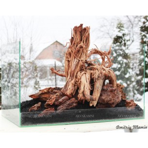 Композиция К166 из камня и коряг Ротанга (от 70л)