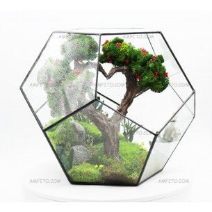 Бонсай Сердце в стекле 30см