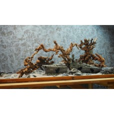 Композиция Коралловые корни + кварц с кораблем KPZ-5