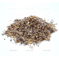 Грунт кварцевый окатанный 1-2мм янтарный 1кг