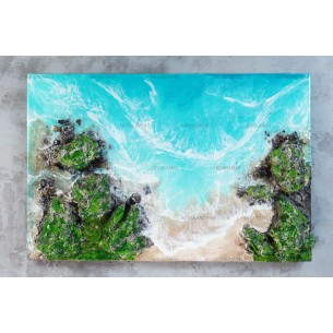 Картина из смолы Две скалы