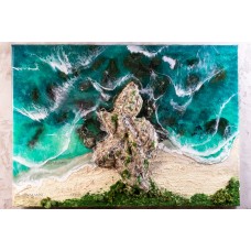 Картина из смолы Игуана