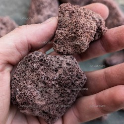 Лава коричневая 1кг (3-6см)