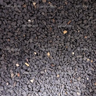 Грунт окатанный базальт черный 2-4мм 1кг