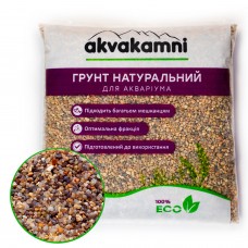 Грунт кварцевый окатанный 2-3мм янтарный 2кг